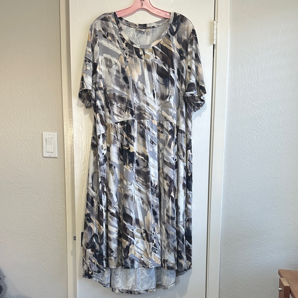 Abstract Print Women's Dress